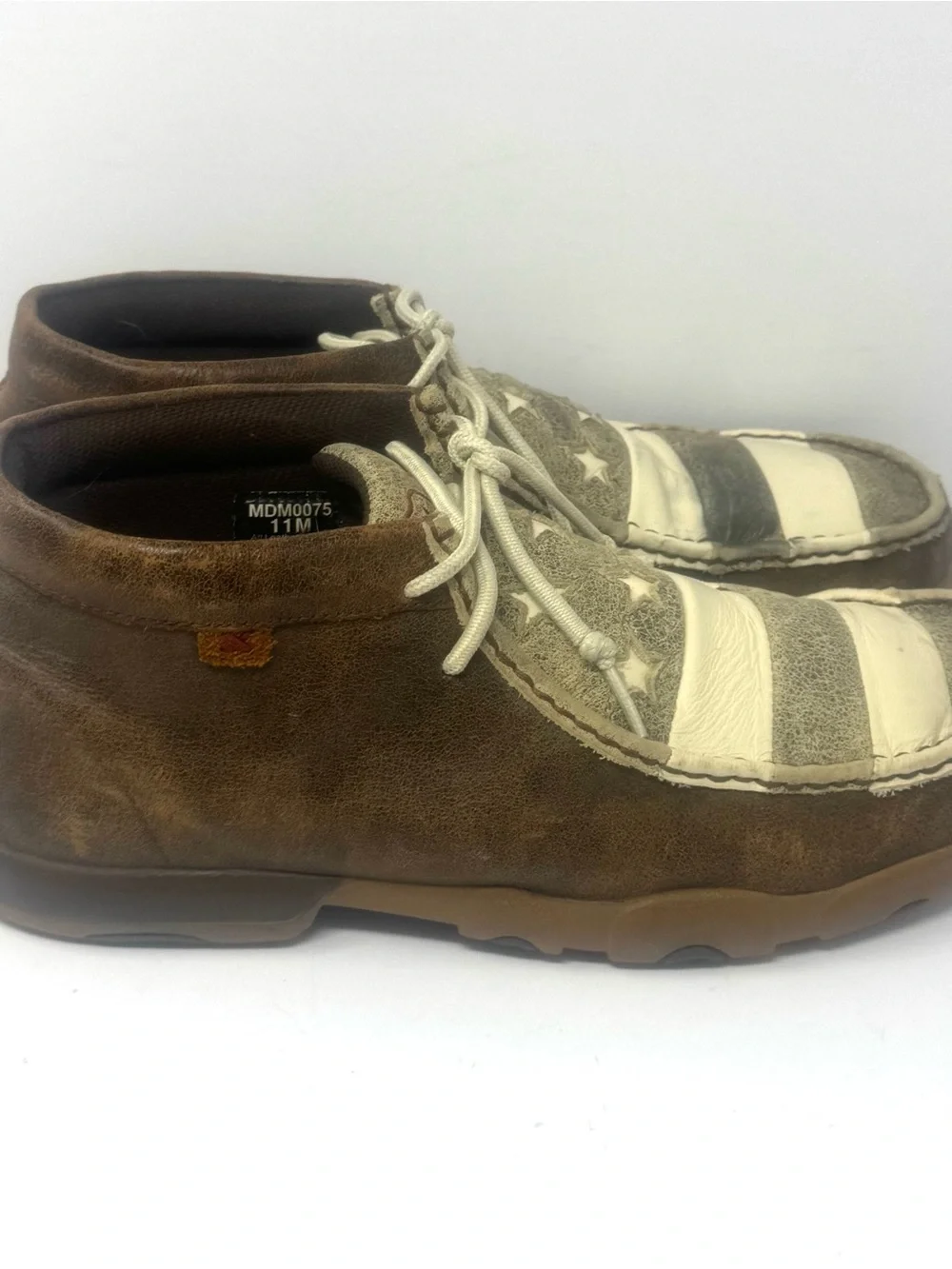 Twisted X Stars And Stripes Leather Chukka Boots Mens Size 11
